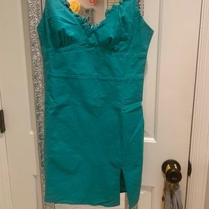 turquoise summer dress